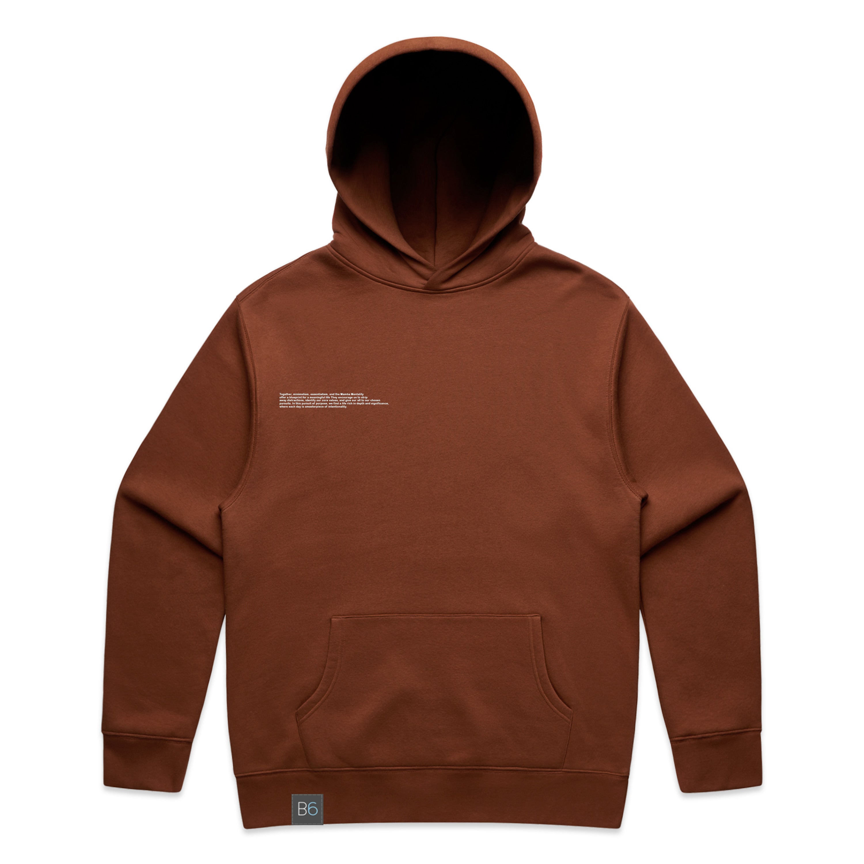 Bay | 6ix Mantra Minimalism Hood Rust