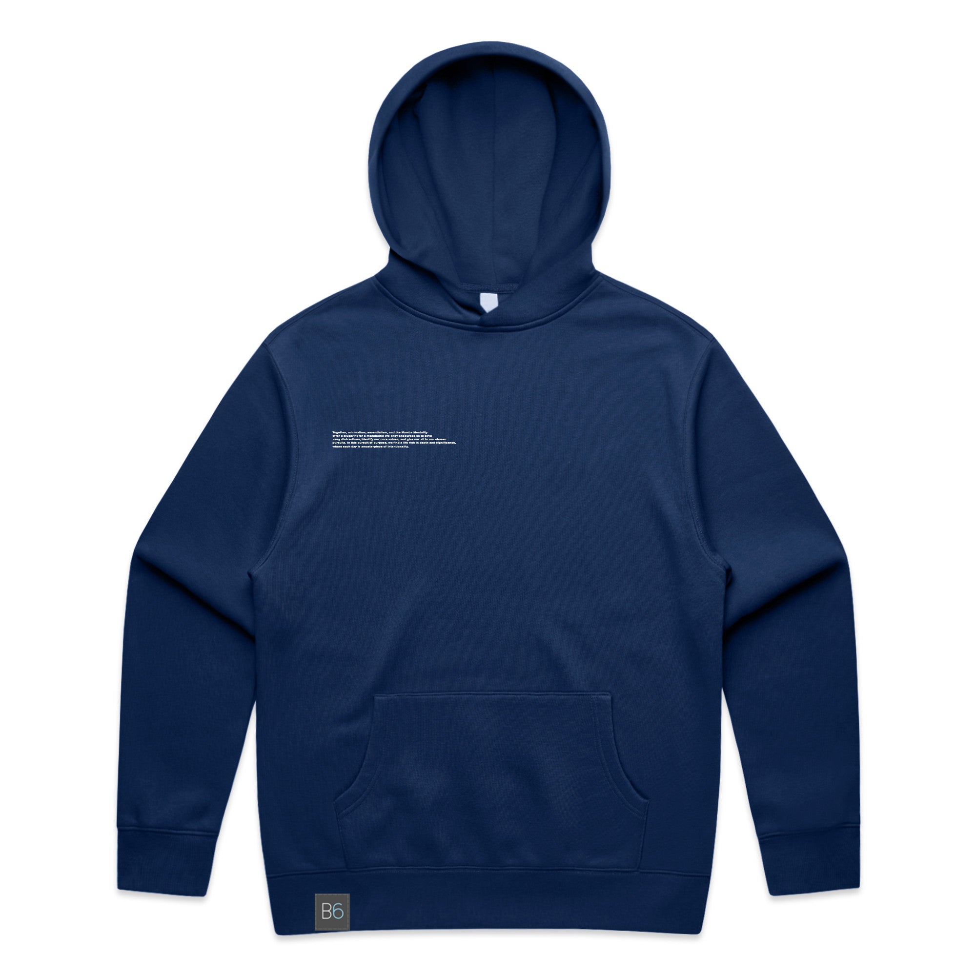 Bay | 6ix Mantra Minimalism Hood Navy