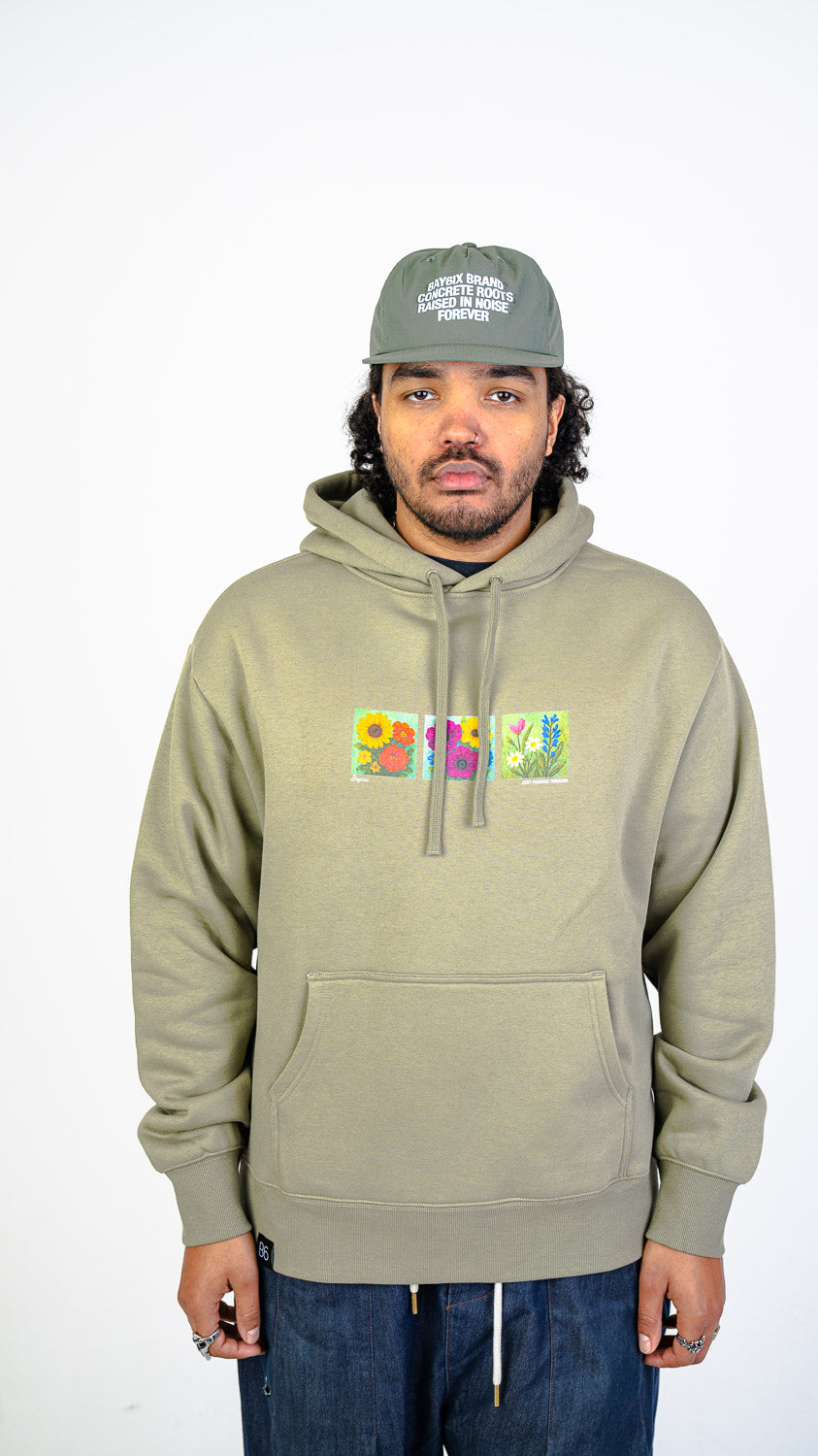 Bay | 6ix Flower Power Panels Hood Pistashio