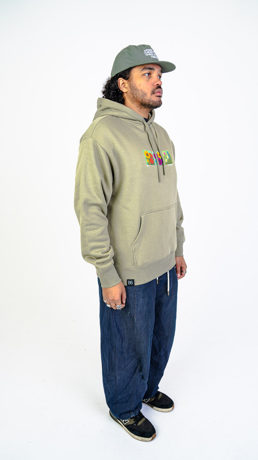 Bay | 6ix Flower Power Panels Hood Pistashio