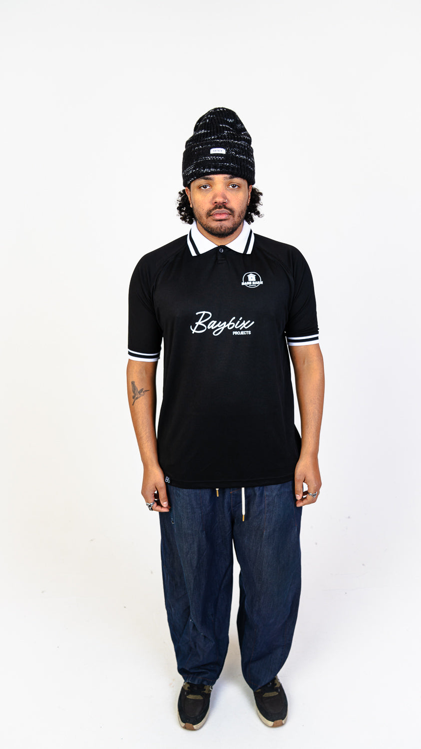 Bay | 6ix Bass Barn Footy Tee Black