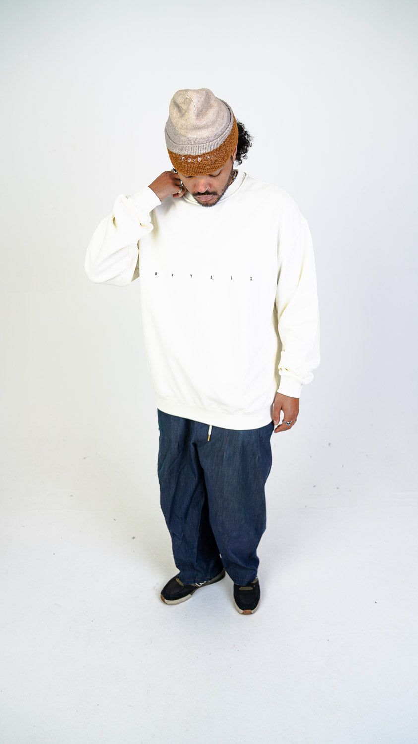 Bay | 6ix Crew Jumper Ecru