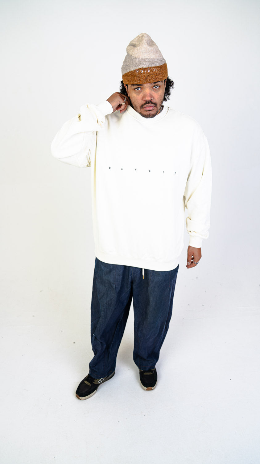 Bay | 6ix Crew Jumper Ecru