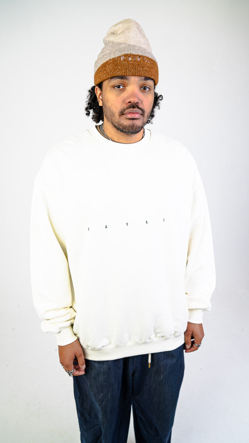 Bay | 6ix Crew Jumper Ecru
