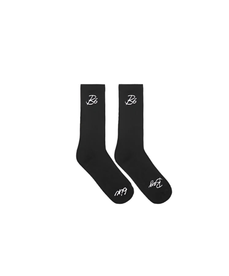 Bay | 6ix First On Socks Black