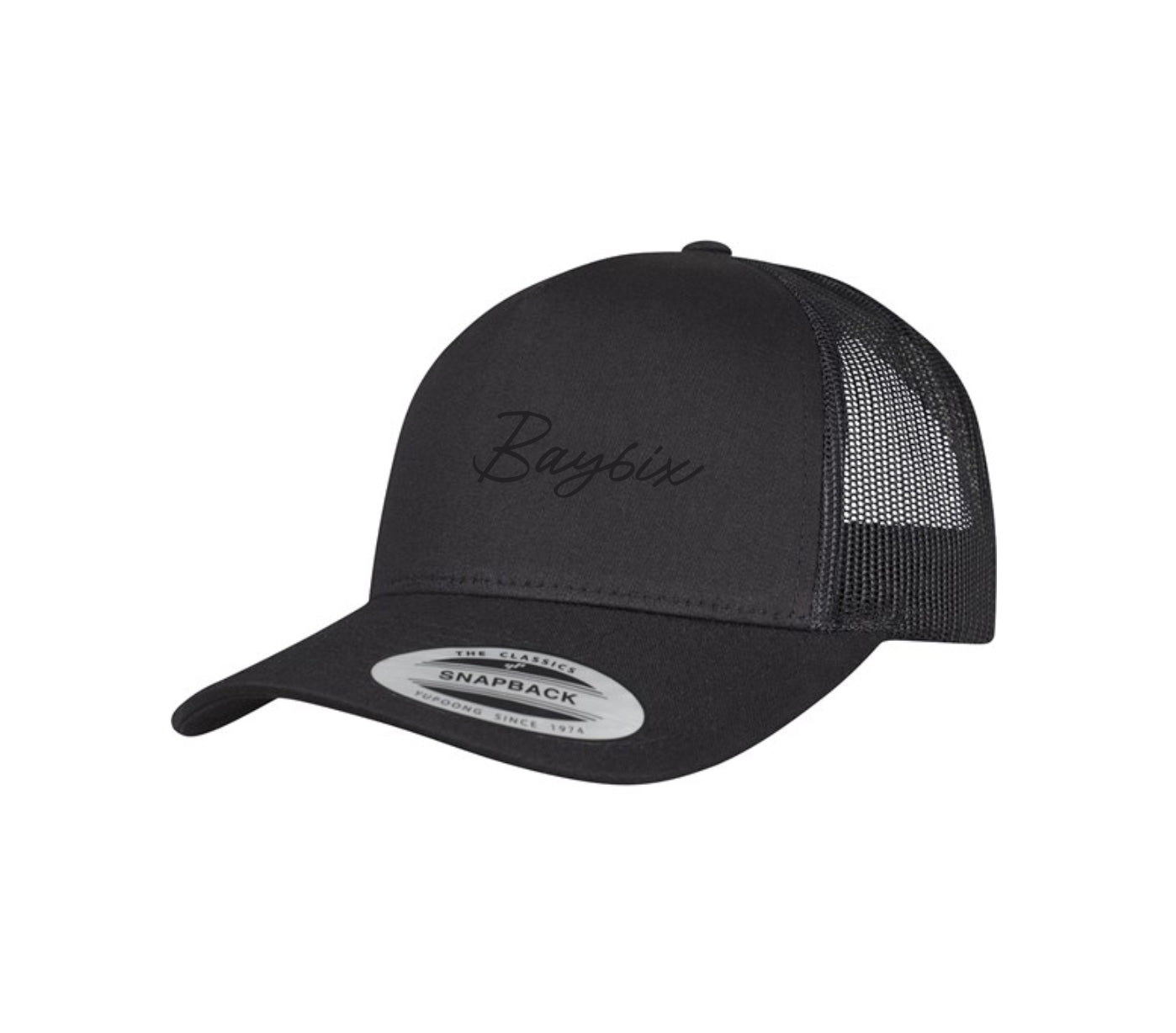 Bay | 6ix Black on Black Trucker cap