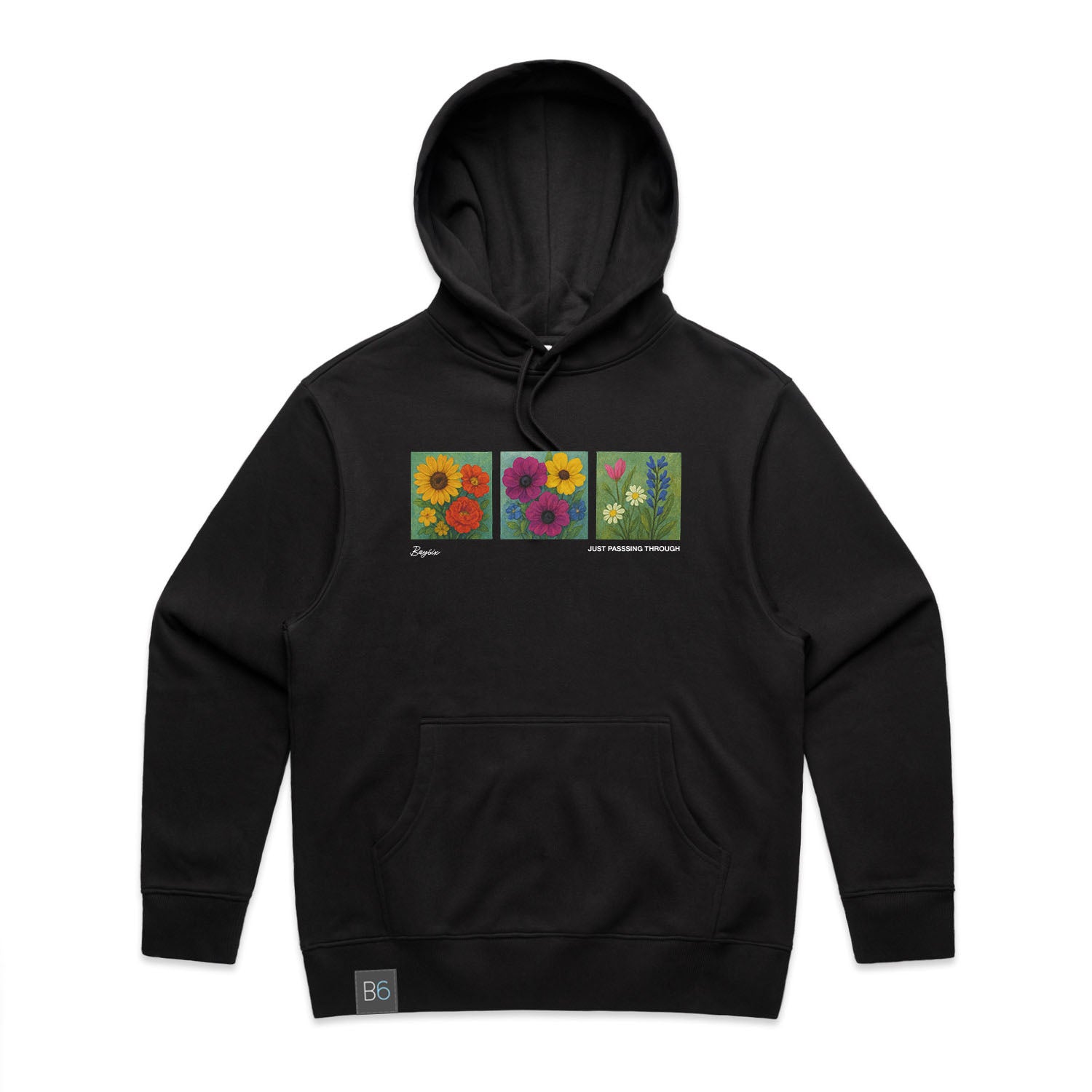 Bay | 6ix Flower Power Panels Hood Black