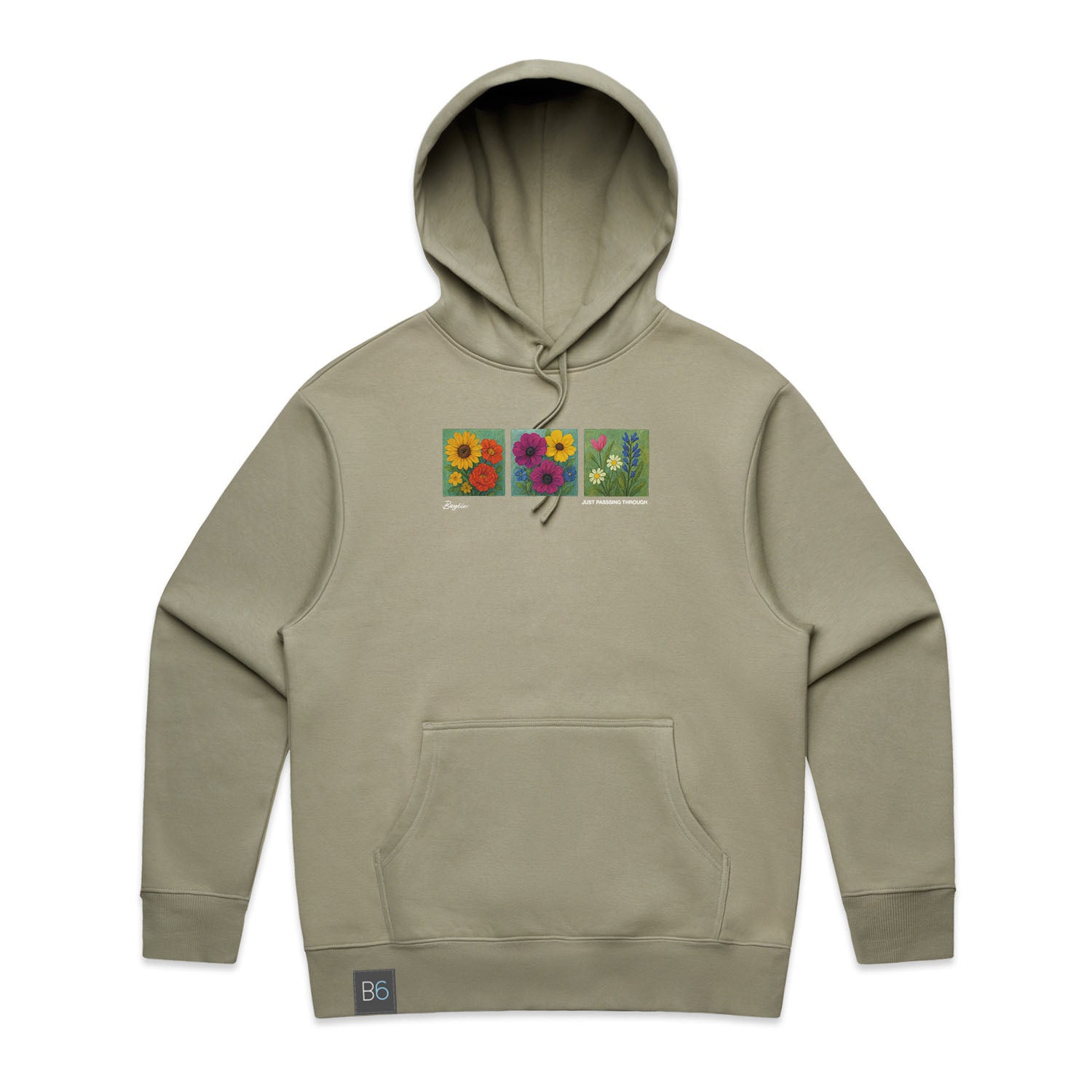 Bay | 6ix Flower Power Panels Hood Pistashio