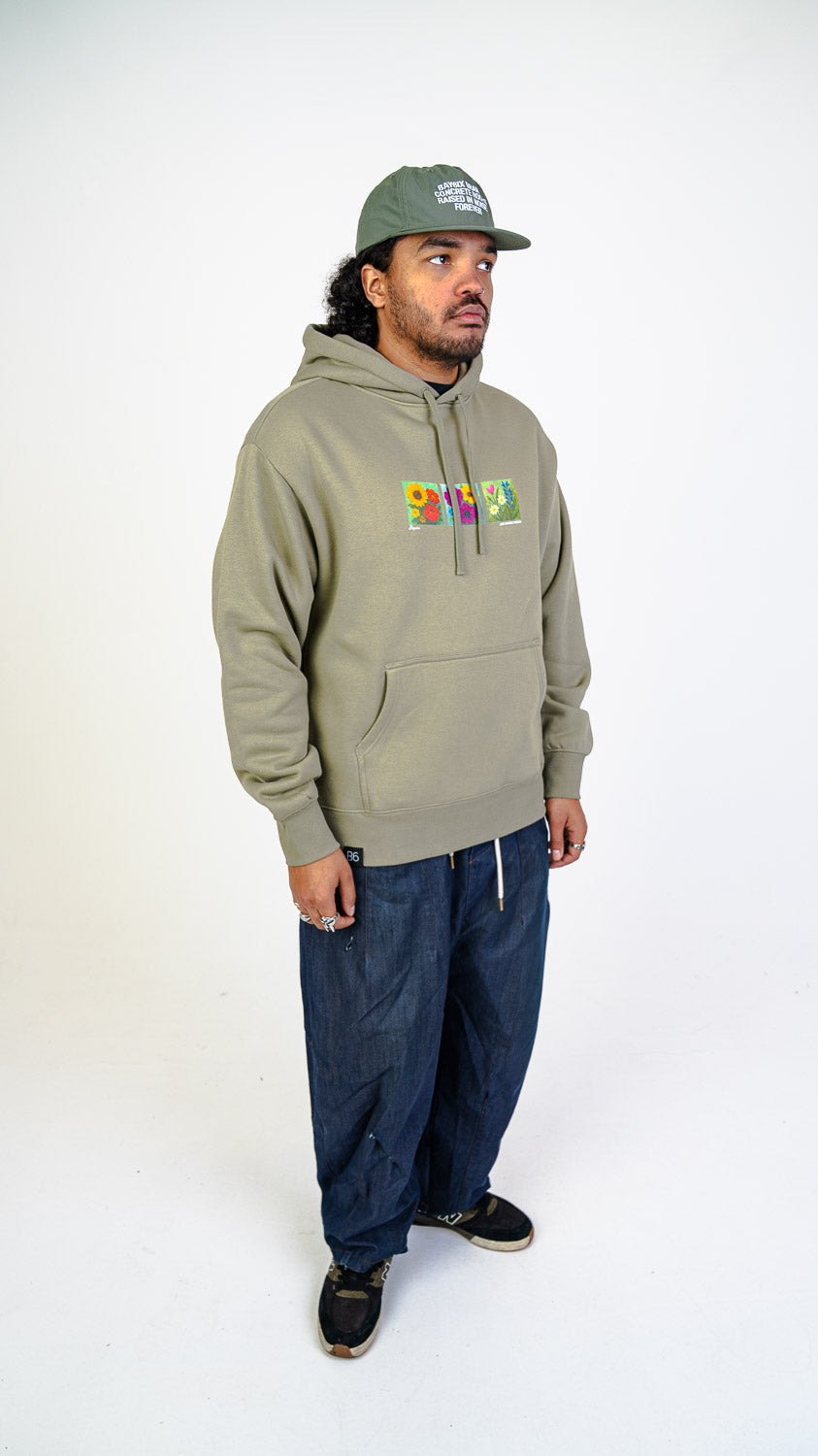 Bay | 6ix Flower Power Panels Hood Pistashio