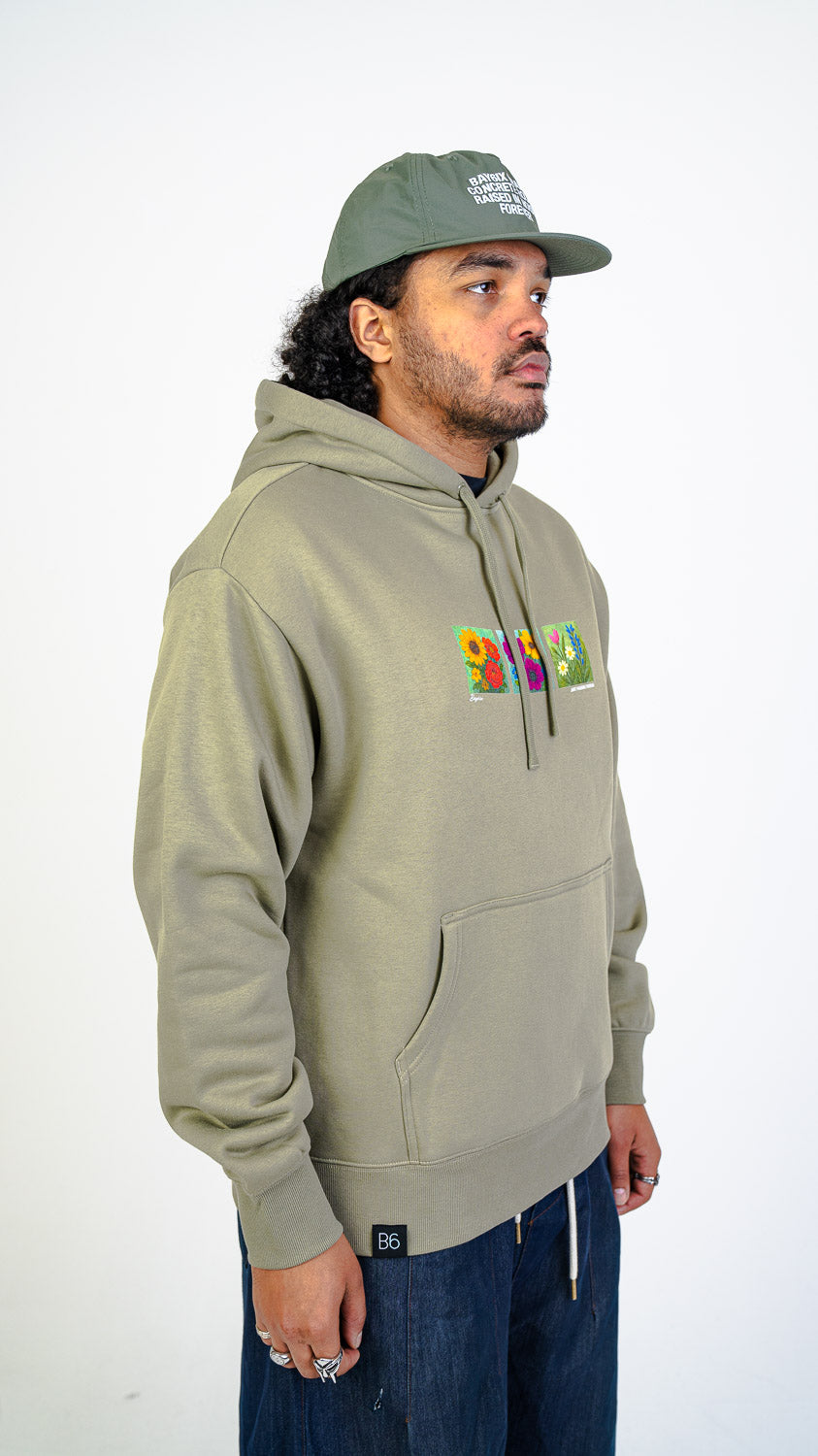 Bay | 6ix Flower Power Panels Hood Pistashio