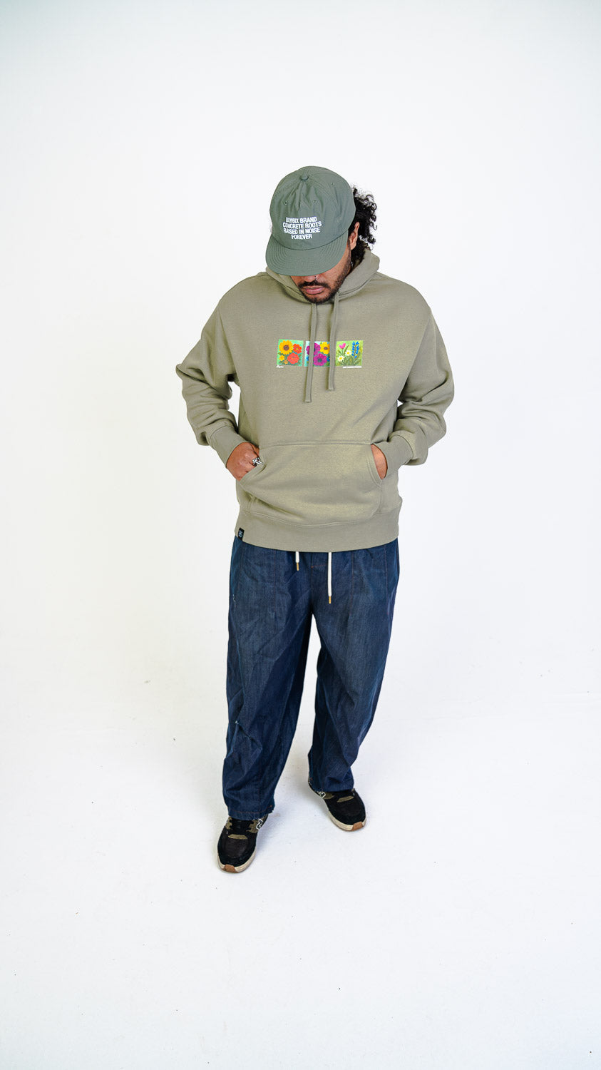 Bay | 6ix Flower Power Panels Hood Pistashio