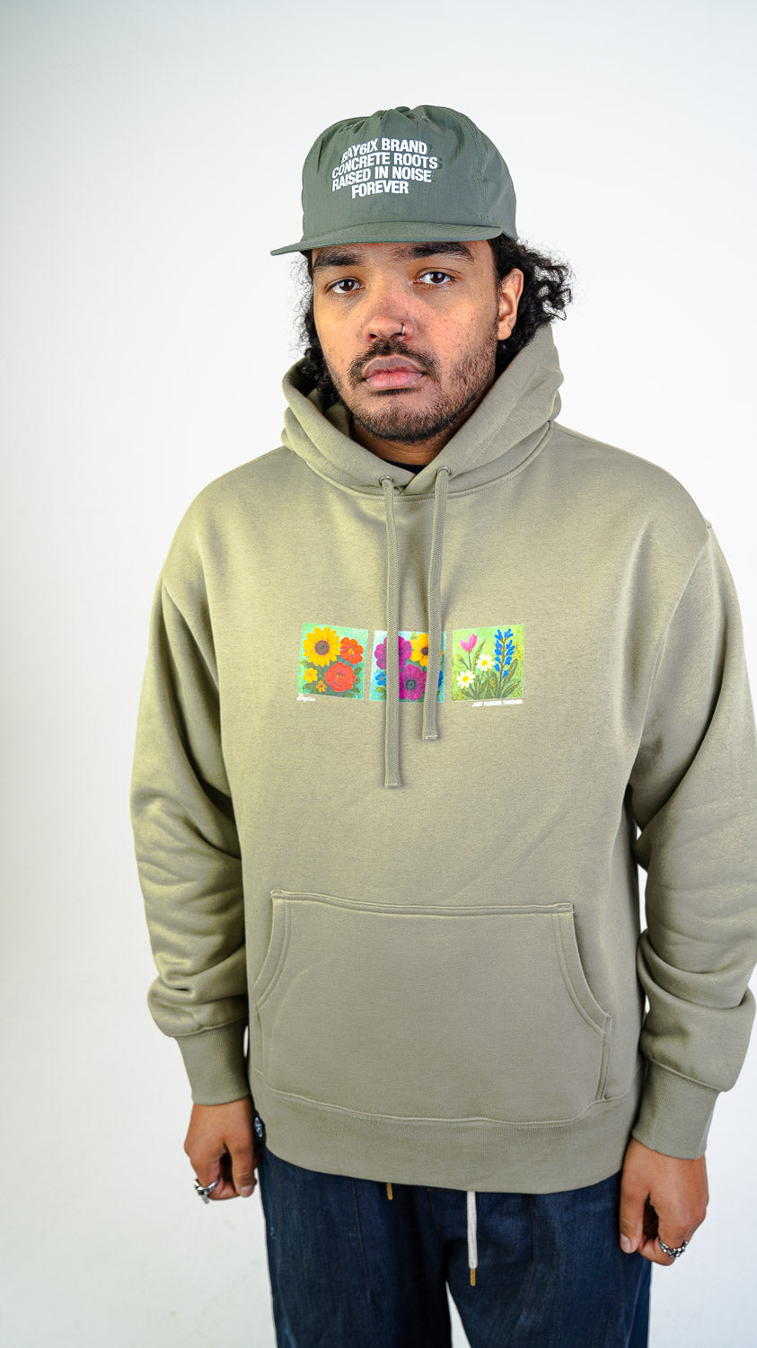 Bay | 6ix Flower Power Panels Hood Pistashio