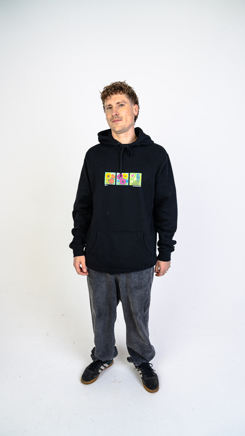 Bay | 6ix Flower Power Panels Hood Black