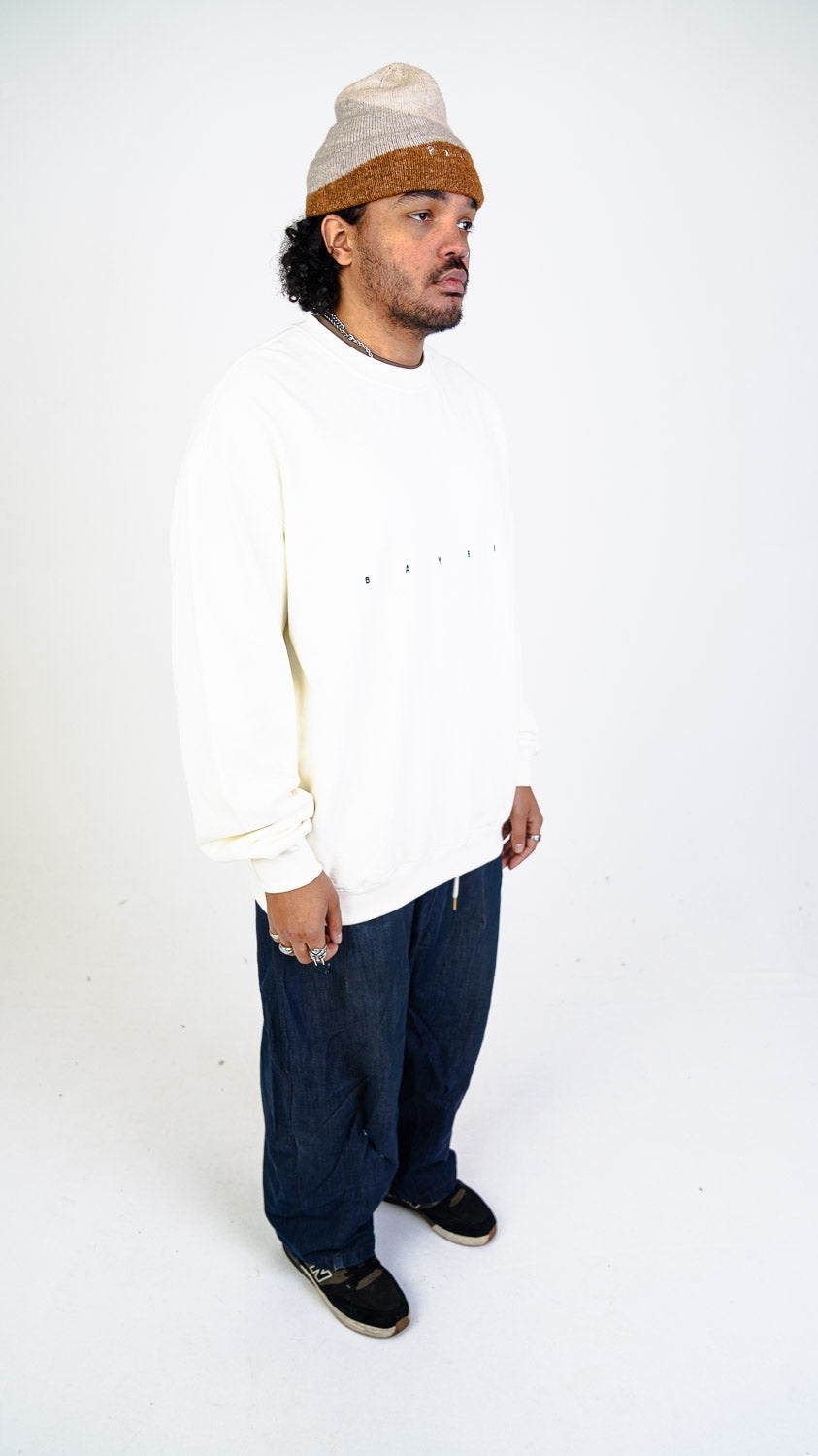 Bay | 6ix Crew Jumper Ecru
