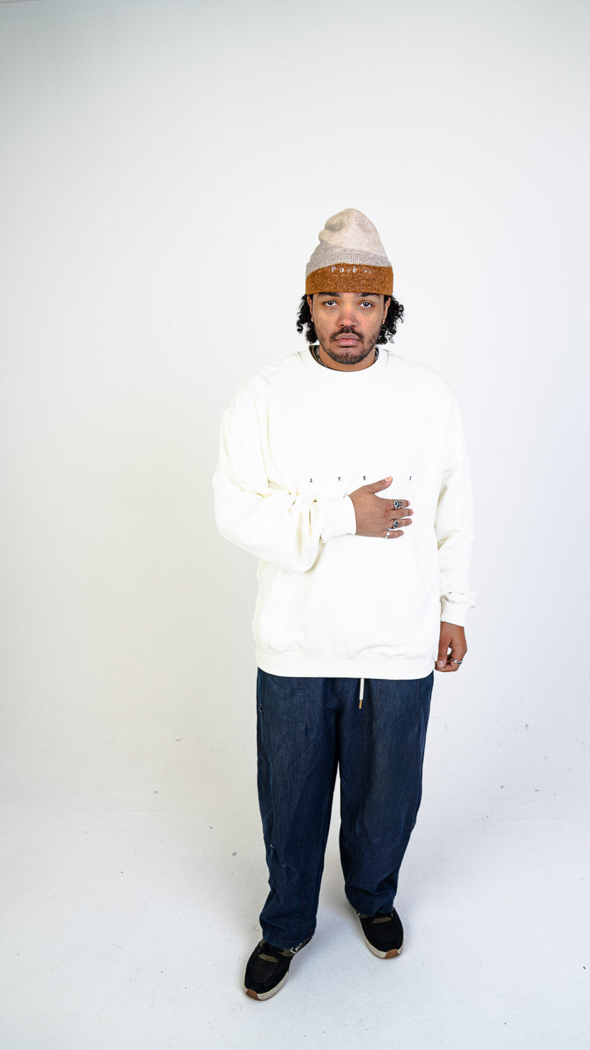 Bay | 6ix Crew Jumper Ecru