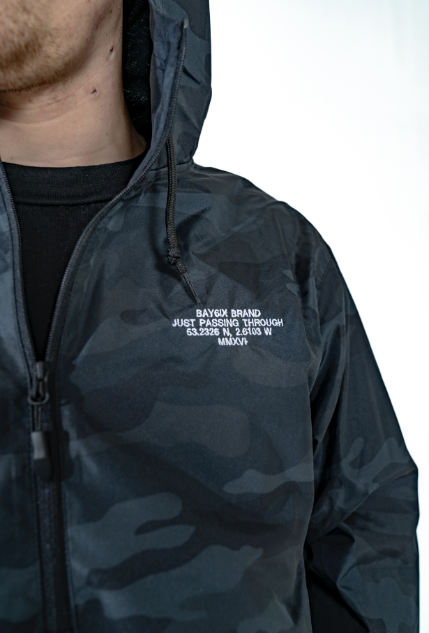 Bay | 6ix Windbreaker Faisel Black Camo